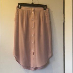Madewell silk skirt